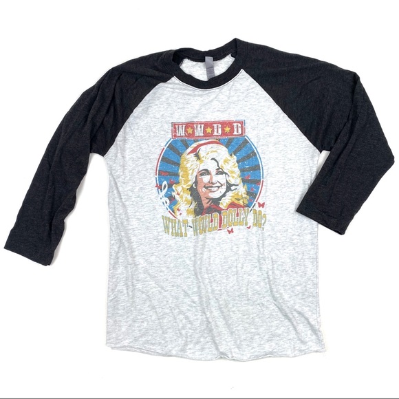 dolly parton baseball tee